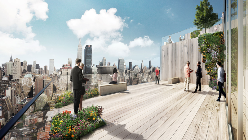 Illustration for article titled This Twisting Manhattan Tower Will Have a Park on Every Floor